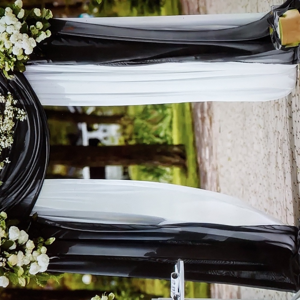 Chiffon Wedding Arch Drapes NWT - Picture 5 of 9